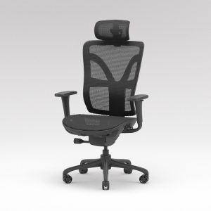 Cadeira Darix Presidente Assento/Encosto em Tela com Apoio de Cabeça